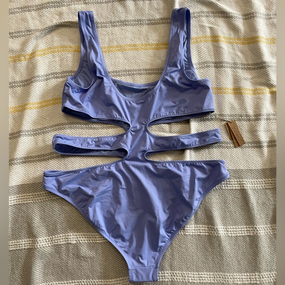 NWT Skims Monoki Periwinkle One Piece Swim Size 2X - Picture 4 of 4
